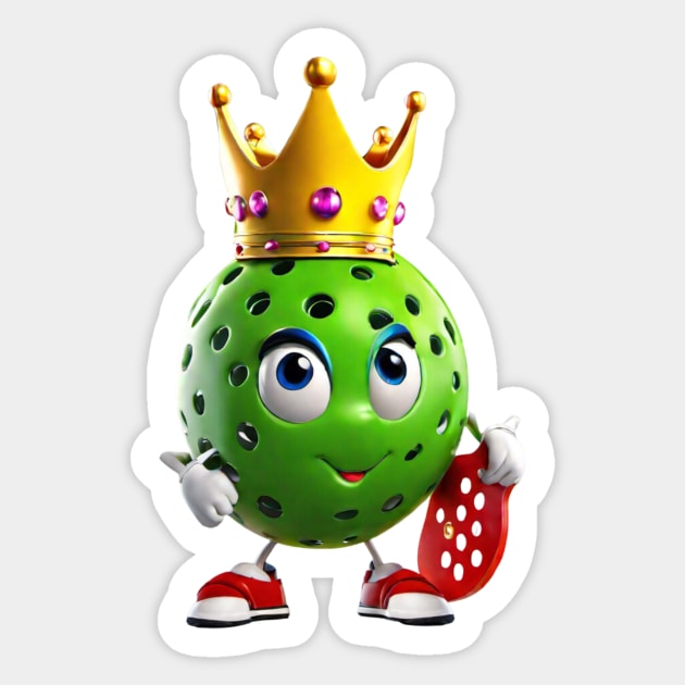 Pickleball Queen Sticker by Little Duck Designs